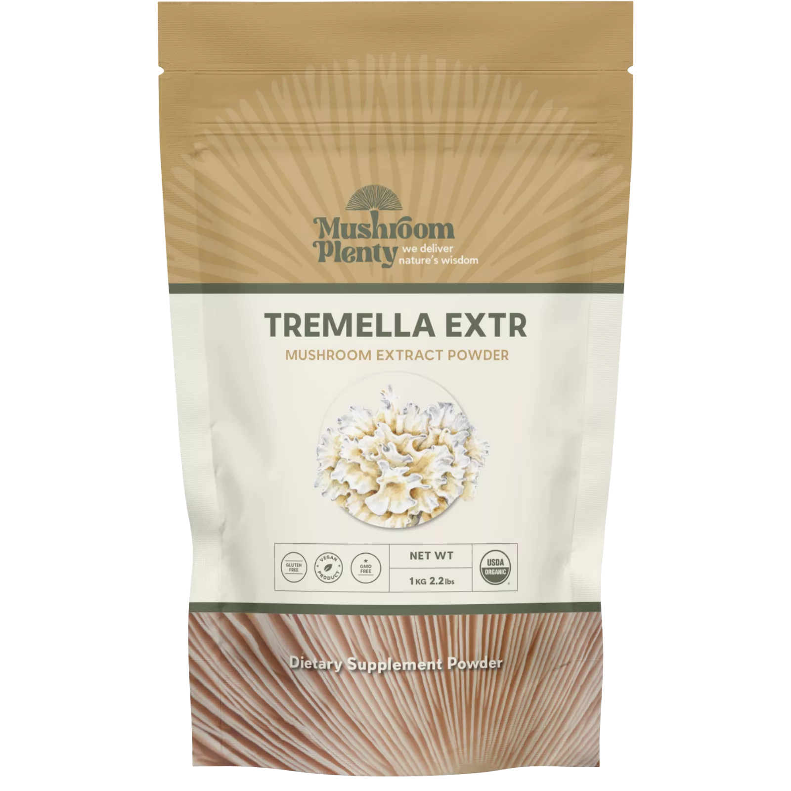 Tremella mushroom extract powder - bulk 4:1 fruiting body